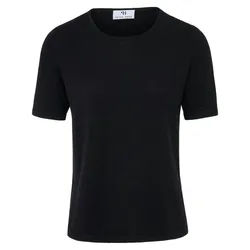 Le pull en soie et cachemire Peter Hahn Seide/Kaschmir noir