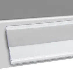 100 Scannerschiene DBR, selbstklebend 26 mm | 100 mm | transparent | zum Kleben (Schaumklebeband), PVC