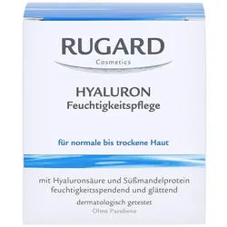 Rugard Hyaluron Feuchtigkeitspflege Erfrischende Feuchtigkeitscreme mit Hyaluronsäure 100 ml