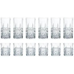 Nachtmann Gläserset , Transparent , Glas , 12-teilig , Made in Germany , Gläser, Gläsersets