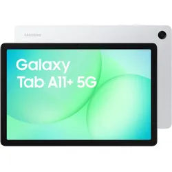 Samsung Galaxy Tab A11+ Tablet (11", Android, 5G) silberfarben 6 GB