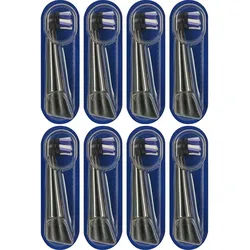 Oral-B Aufsteckbürsten Braun Oral-B iO Strahlendes Weiss 8er schwarz
