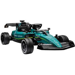 Xxxl Elektro-Kinderauto , Grün, Schwarz , Metall, Kunststoff , 137x72x44 cm , unisex , Freizeit & Co, Gartenspielzeug, Kinder-Elektrofahrzeuge