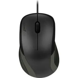SL-610011-BK - Maus (Mouse), Kabel, USB, schwarz