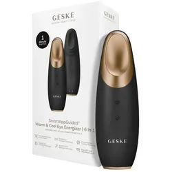 GESKE German Beauty Tech Augen-Roll-on SmartAppGuidedTM Warm & Cool Eye Energizer 6 in 1, 2-tlg., Gerät inkl. kostenloser APP (SmartAppGuided Device), Mit der GESKE App erhältst Du deine personalisierte Hautpflegeroutine. grau