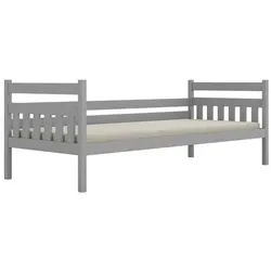 Raumhirsch Furniture Kinderbett Dawid mit Matratze 80/180 Grau 80/180 , Holz , Rechteckig , 80x180 cm , Babymöbel & Kindermöbel, Kinderzimmer & Jugendzimmer, Kinderbetten