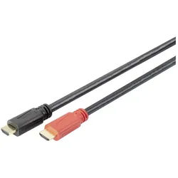 Digitus Digitus HDMI Anschlusskabel HDMI-A Stecker, HDMI-A Stecker 10.00 m Sch HDMI-Kabel, (1000.00 cm) schwarz