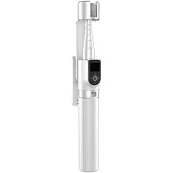 Selfie stick / telescopic pole with tripod F18W - white