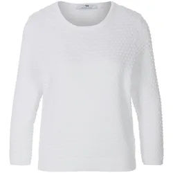 Pull col rond 100% SUPIMA®-coton Peter Hahn blanc