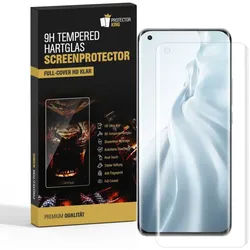 1x 9H Panzerglas für Xiaomi Mi 11 FULL CURVED Displayschutz Schutzglas Panzerfolie Schutzfolie Displayglas Hartglas echtes Tempered Sicherheitsglas Glasfolie