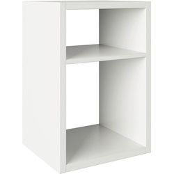 Mid.you Regal , Weiß , Holzwerkstoff , 1 Fächer , 58x39x34 cm , Fsc , erweiterbar, Beimöbel erhältlich, in verschiedenen Größen erhältlich, in verschiedenen Holzdekoren erhältlich , Wohnzimmer, Regale, Bücherregale