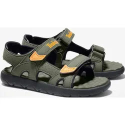 Timberland PERKINS ROW BACKSTRAP SANDAL Sandale mit Klettverschluß grün 24 EU