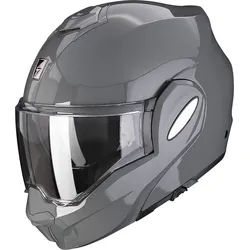 Scorpion Exo-Tech Evo Solid Klapphelm, grau, Größe L für Männer