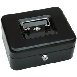 Wedo Geldkassette Größe 2 schwarz, 20x9x16 cm