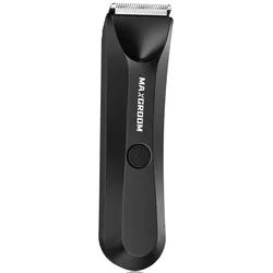 MAXGROOM Multifunktionstrimmer M-9087, Trimmer Set mit Zubehör, Wasserdichter Präzisionstrimmer mit LED-Licht schwarz