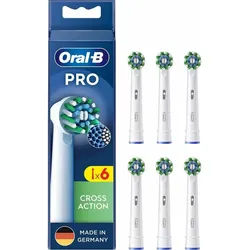 ORAL-B Aufsteckbürsten Pro CrossAction 6er weiß