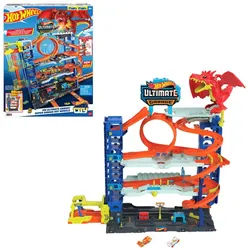 Mattel® Autorennbahn Hot Wheels City Ultimate Garage 2023
