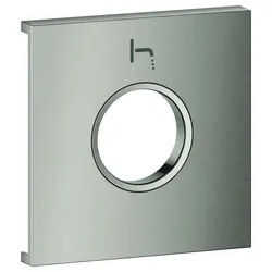 GROHE Metallplatte Grohtherm Aqua Tiles 107170, Symbol: Auslauf supersteel, 107170DC00 107170DC00