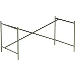 Tischgestell Eiermann 2 Richard Lampert grün, Designer Prof. Egon Eiermann, 66-86x100x66 cm