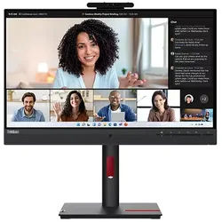 Lenovo Écran ThinkVision T24mv-30 FHD USB-C 23,8 Micro, Webcam