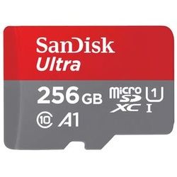 SanDisk microSDXC-Karte+SD Adapter A1 Class 10 UHS-I, Speicherkarte 150MB/s 256 GB