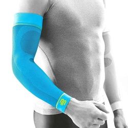 Bauerfeind Sports Unisex Compression Sleeves Arm - lang türkis