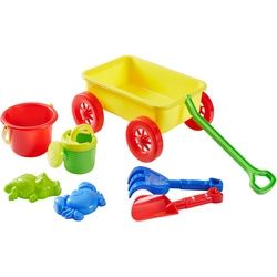 Xxxl Sandspielzeug , Blau, Gelb, Grün, Rot , Kunststoff , 7-teilig , Tierform , farbecht , Freizeit & Co, Gartenspielzeug, Sandspielzeug