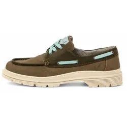 Art Unisex. 119011122003_0G3 Lederschuhe 1901 Birmingham grün (46), 3 bis 5 cm, Schnürsenkel, Lässig