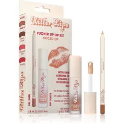 Killer Lips Pucker Up Lip Kit Set für Lippen für Damen Spiced Up