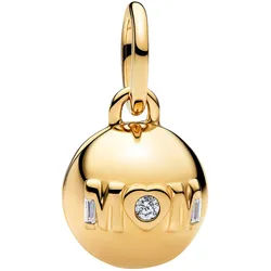Pandora 764457C01 Charm-Anhänger Mum Kugelverschluss Goldfarben