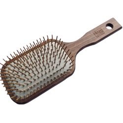 nippes Solingen Pneumatik-Haarbürste,extra breit, Holzstifte, 5-reihig, Buche 1 St Unisex