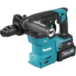 Makita Akku-Kombihammer 40V max. mit Schnellwechselfutter / 4,0 Ah, 2 Akkus + Ladegerät im Transportkoffer