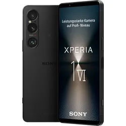 Xperia 1 VI 256 GB 5G Smartphone 16,5 cm (6.5 Zoll) Android 52 MP Dreifach Kamera Dual Sim (Schwarz)