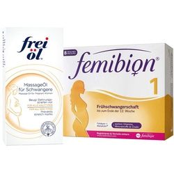 Femibion® 1 Früschwangerschaft + frei öl® MassageÖl für Schwangere