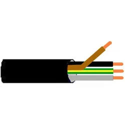 Erdkabel NYY-J4x1,5 - Meterware
