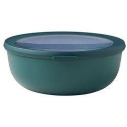 Mepal Frischhaltedose cirqula rund, 2250 ml, Auslaufsichere Multischüssel mit Deckel, Farbe: dunkelgrün, Nordic pine