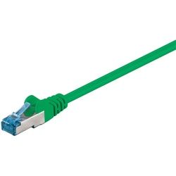 Goobay CAT 6A Patchkabel, S/FTP (PiMF), Grün