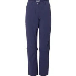 McKinley Mandorak II Kurzgröße Damen Zipp-Off Wanderhose navy dark 21