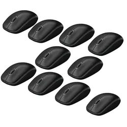 Logitech B100 Optical Maus Kabelgebunden, schwarz) 10er Pack