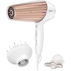 PHILIPS HP8280/00 DryCare Prestige Haartrockner Weiß/Nude (2300 Watt)