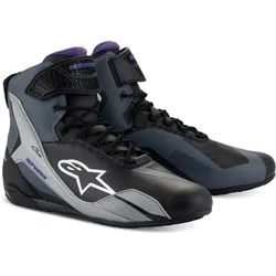 Alpinestars Stella Faster 4, Schuhe Damen - Schwarz/Grau/Hellgrau/Lila - 8 US