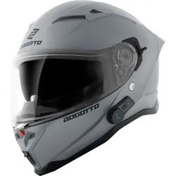 Bogotto H153 BT Bluetooth Helm, grau, Größe XS für Frauen