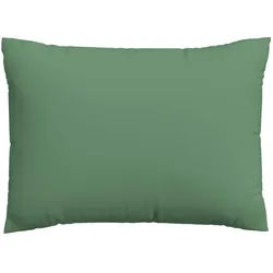 Schlafgut Kopfpolsterbezug , Grün , Textil , Uni , 60x80 cm , Grüner Punkt, AZO-frei, Oeko-Tex® Made IN Green , bügelleicht, bügelfrei , Heimtextilien, Bezüge, Polsterbezüge