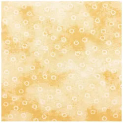 SCHÖNER LEBEN. Stoff Baumwollstoff Popeline Kreise Beige-Gelb Meterware Vintage, allergikergeeignet beige