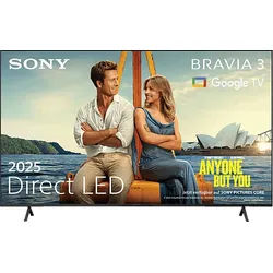 SONY BRAVIA 3 K85S35 LED TV (85 Zoll / 215 cm, UHD 4K, SMART TV)