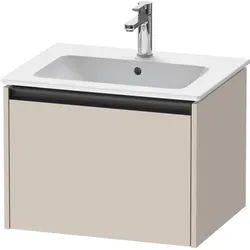 Duravit Ketho.2 Waschtischunterbau wandhängend Taupe Matt 610x480x440 mm - K25062091910000 K25062091910000
