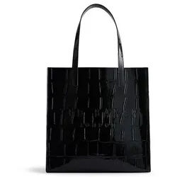Ted Baker Croccon Handtasche 35 cm grau