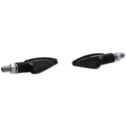 HIGHSIDER Smart Toledo LED Blinker Körper Schwarz / Linse getönt (Paar), Vorne & Hinten, schwarz