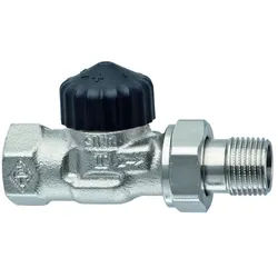 IMI Heimeier Thermostat-Ventilunterteil Standard, Durchgangsform DN 15, vernickelt 2202-02.000