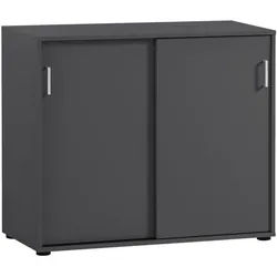 Möbelpartner Schiebetürenschrank »Niels« grau, 100x83.6x41 cm